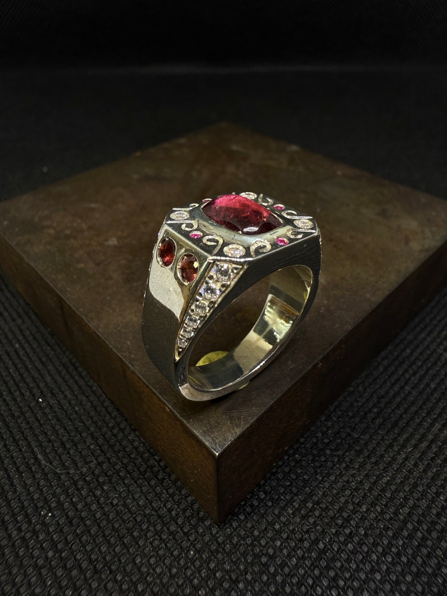 Chevalière tourmaline