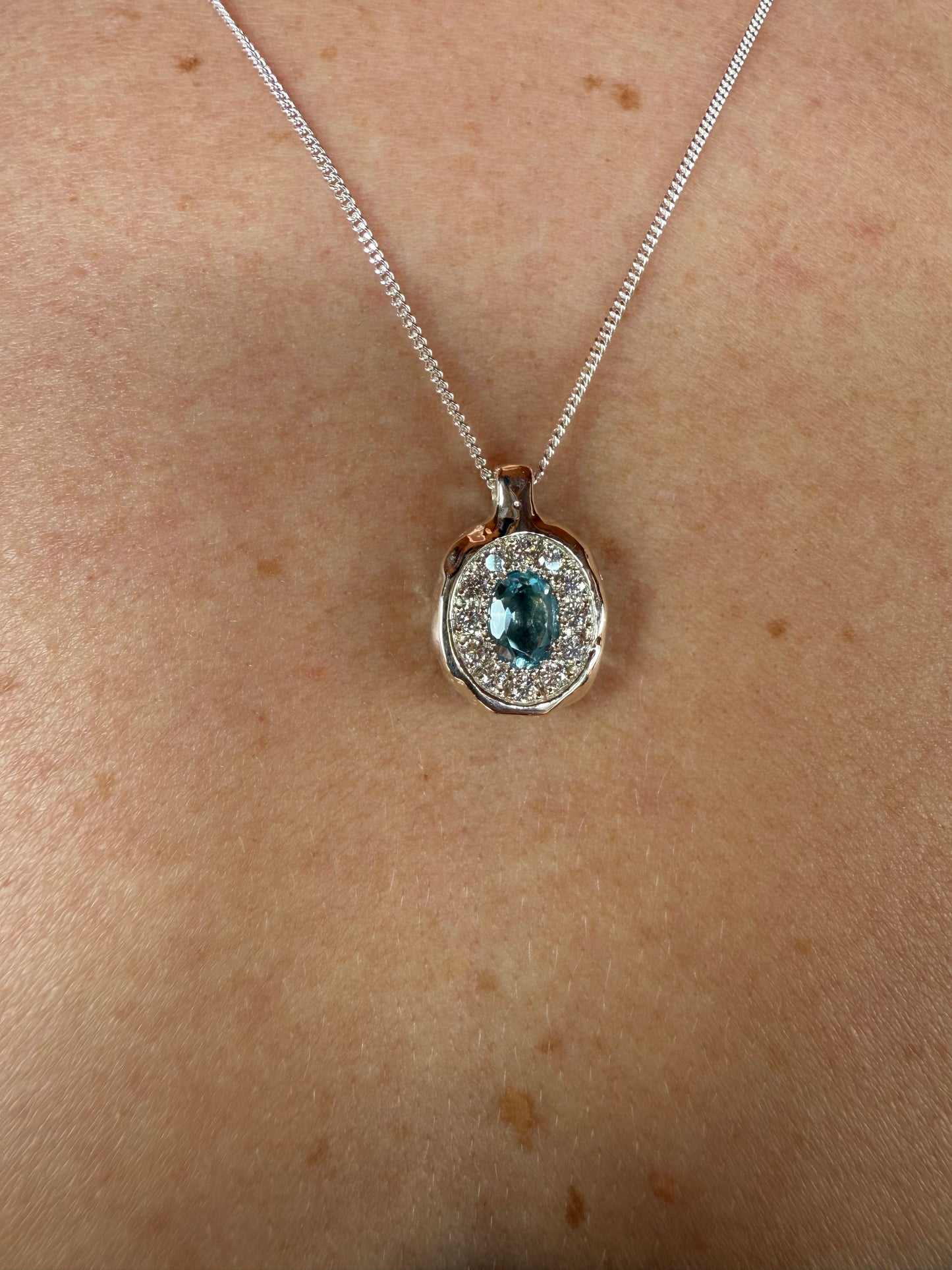 Pendentif Topaze naturel