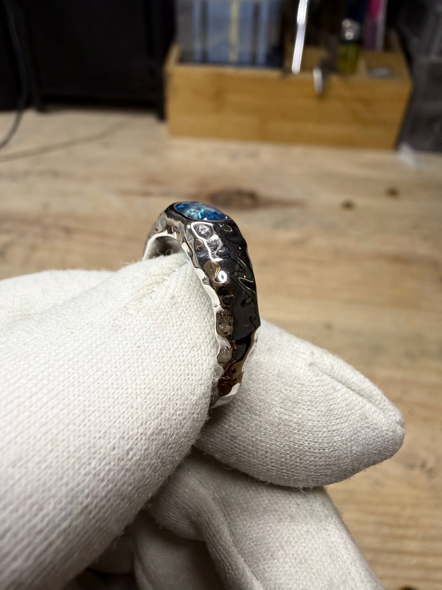 Bague topaze Sky Blue