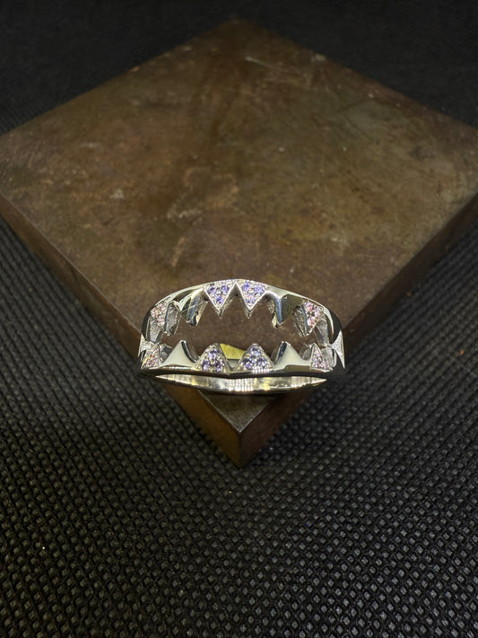 Shark Ring Violet et Rose