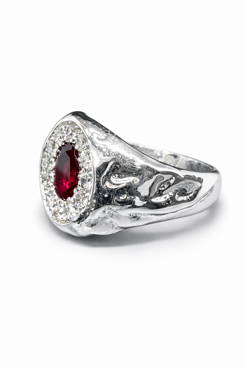 Bague brutus et grenat