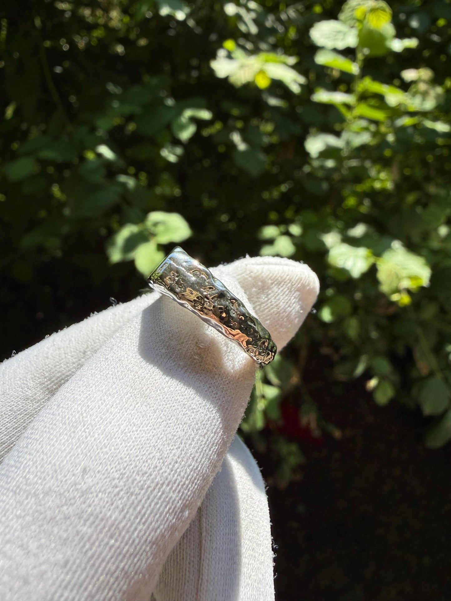 Bague brutus rectangulaire