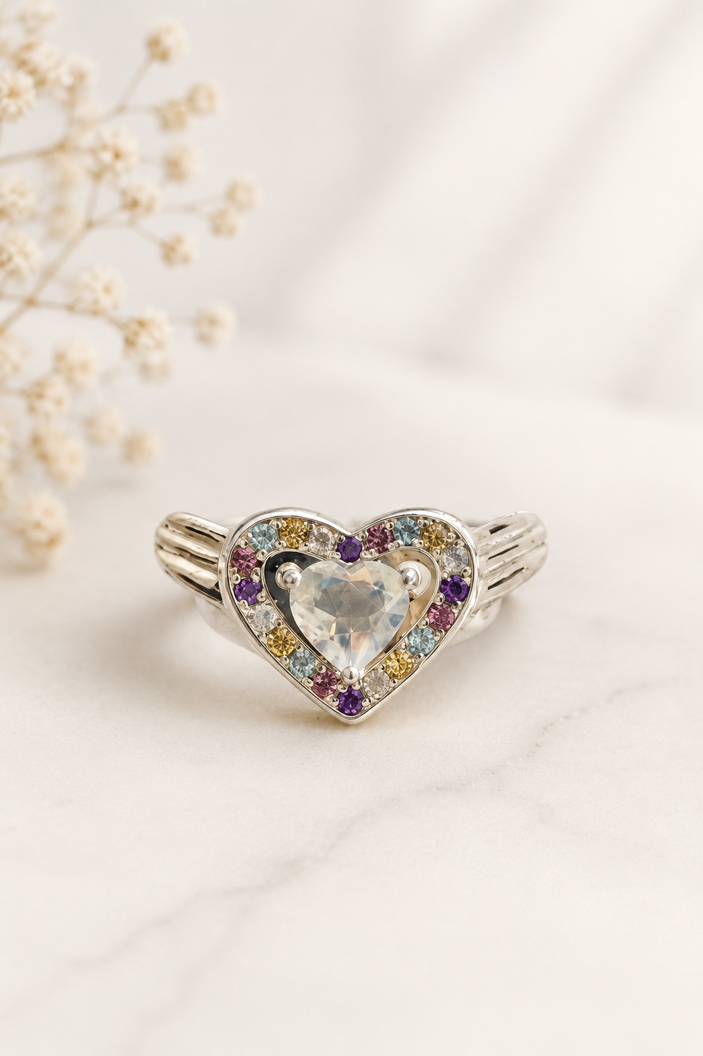 Bague Sailor Moon pierre de Lune