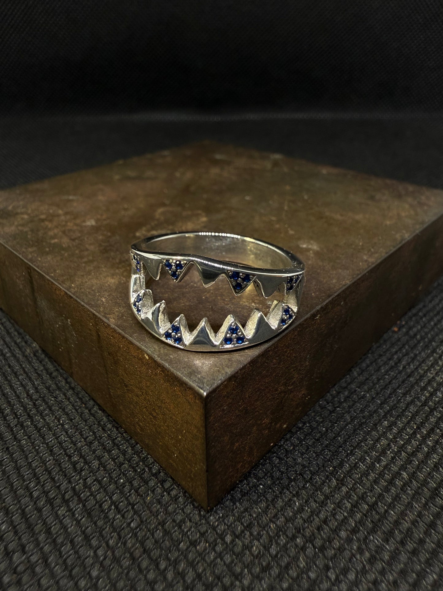 Shark Ring bleu