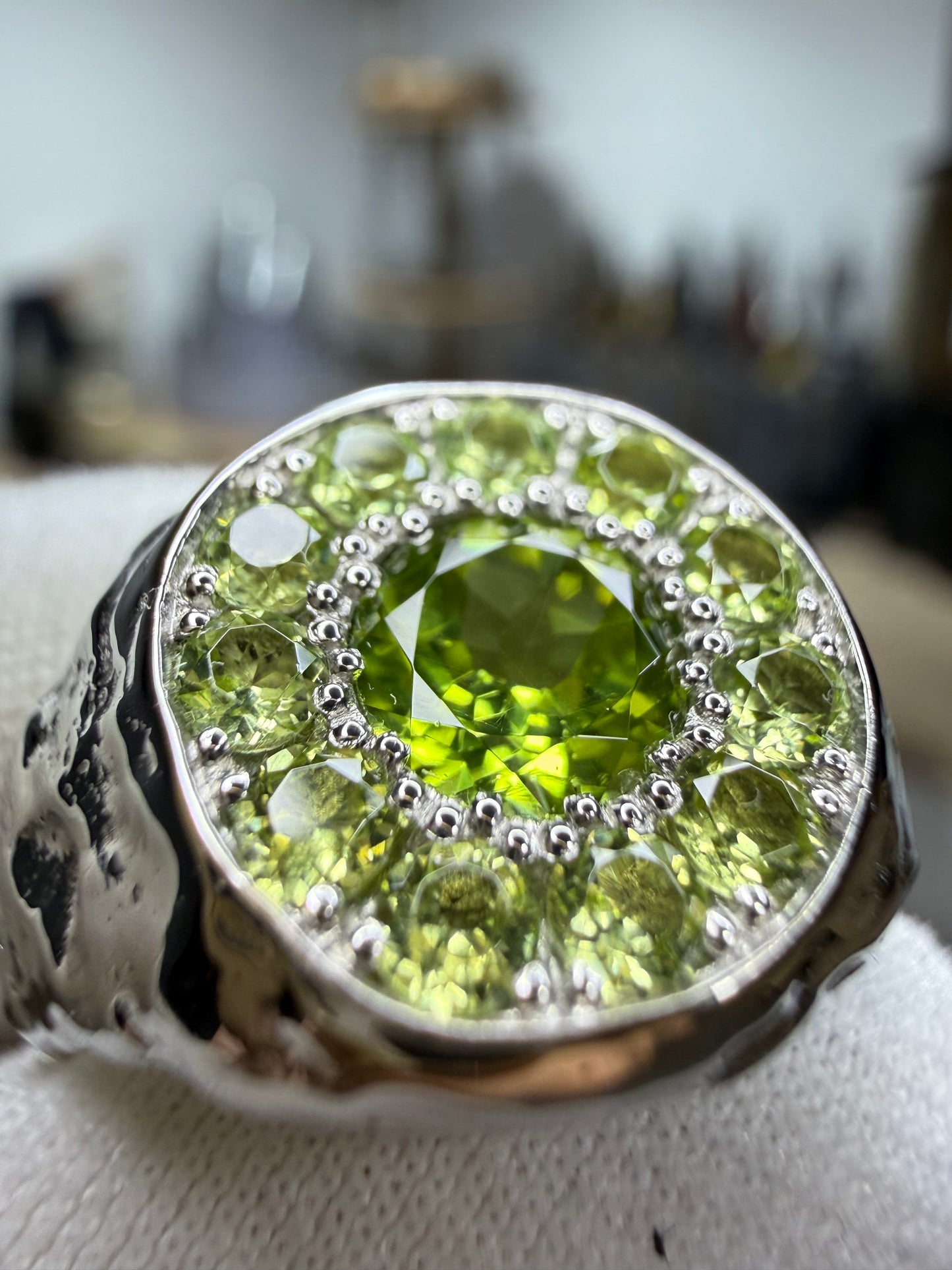 Chevalière Full set Peridot