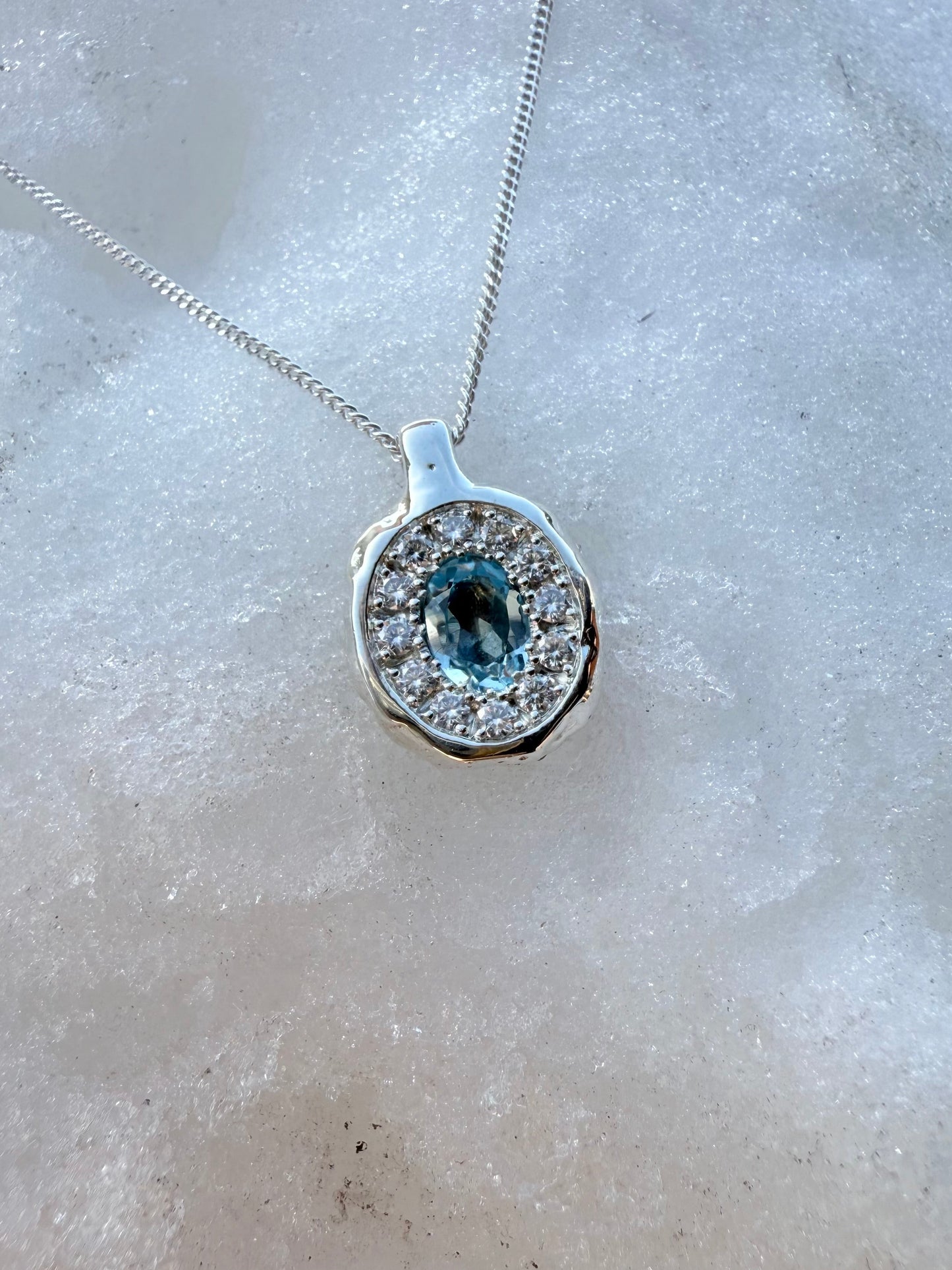 Pendentif Topaze naturel