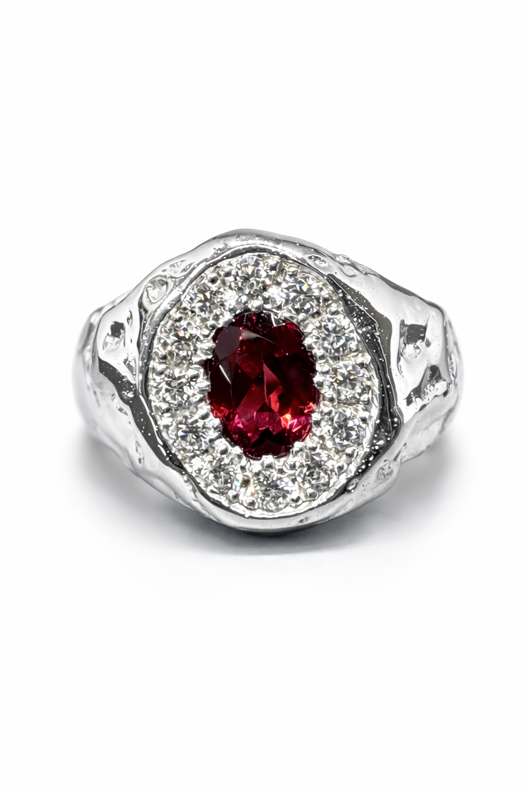 Bague brutus et grenat