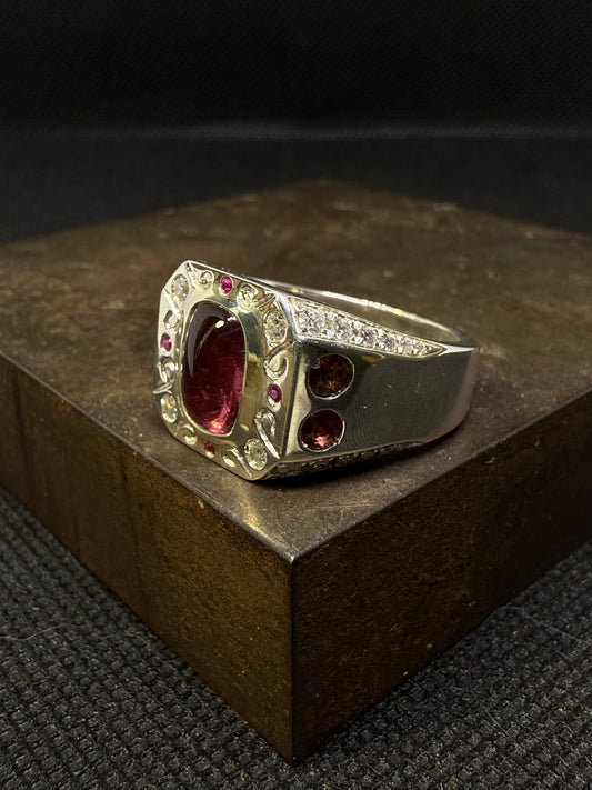 Chevalière tourmaline